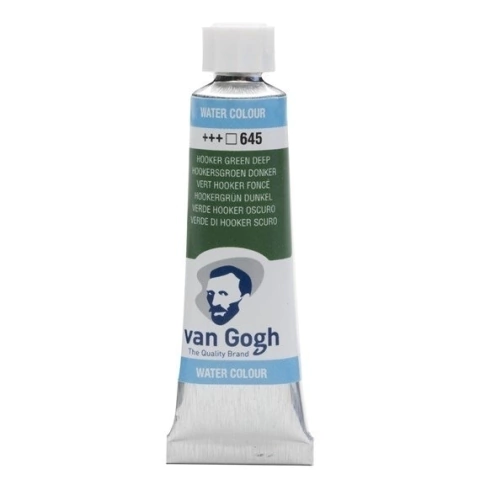 Acuarela Van Gogh 10cc Verde Hooker Oscuro 645 - comprar online
