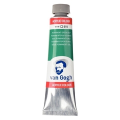 Acrílico Van Gogh 40cc Verde permanente oscuro 619