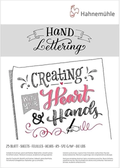 Block Hahnemuhle Hand Lettering A5 170grs 25hjs