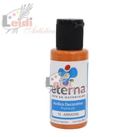 Acrilico Decorativo Eterna AMARILLO ARRAYAN 15 - comprar online