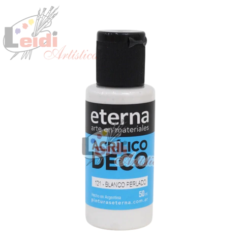 Acrilico Decorativo Eterna BLANCO PERLADO 121 - comprar online