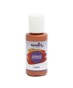 Acrílico decorativo Monitor COBRE