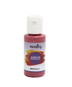 Acrílico decorativo Monitor MARSALA