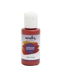 Acrilico decorativo Monitor ORO ROJO