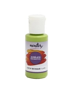Acrilico decorativo Monitor VERDE BOSQUE CLARO