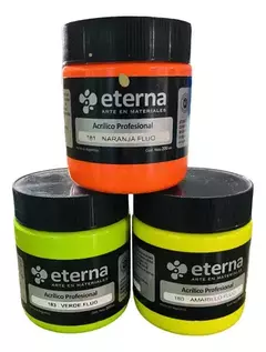 Acrilico Eterna PROFESIONAL AMARILLO FLUO 180 S3 en internet