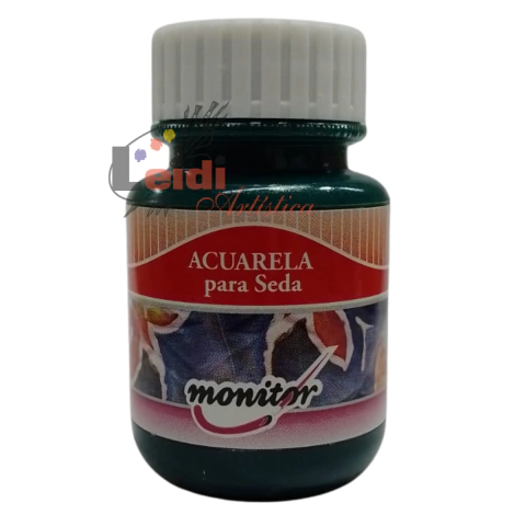 Acuarela para seda Monitor Verde - comprar online