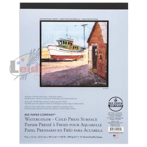 Block Bee Paper Watercolor 28 x 38 Cm 300Grs 15 Hojas - comprar online