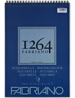 Block Fabriano 1264 Watercolor A3 30hjs 300grs