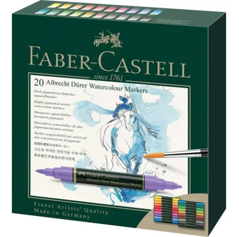 Faber Castell Marcadores Acuarelables Albrech Durer x 20