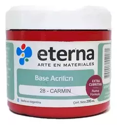 Base Acrilica Eterna Carmin 28 200ml - comprar online