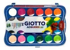 Acuarela GIOTTO 24 colores y pincel - comprar online