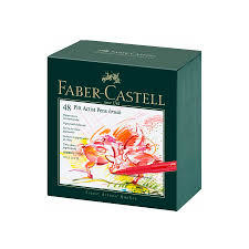 Caja de 48 marcadores FABER-CASTELL Pitt Artist Pen Brush