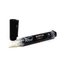 Marcador Acrilico Alba 4 mm NEGRO
