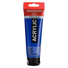 Acrílico AMSTERDAM 120ml Azul Ultramar 504
