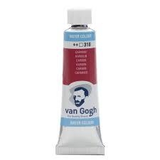 Acuarela Van Gogh 10cc Carmin 318