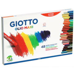 Oleo Pastel GIOTTO MAXI 48 colores