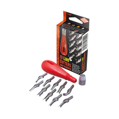 Set Plumas para Linoleo ESSDEE 10 unidades + mango - comprar online