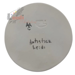 Mezclador de Porcelana con Posa Pinceles Flor chica - Artística Leidi