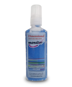 Dimensional Pintura Relieve Monitor 40cc Azul Glitter