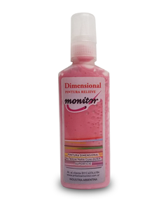 Dimensional Pintura Relieve Monitor 40cc Rojo Metalizado