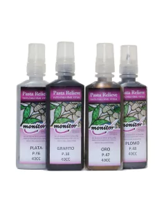 Pasta Relieve Monitor 40cc Plata