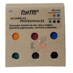 Acuarela Tintto 6 Colores 1 gramo en internet