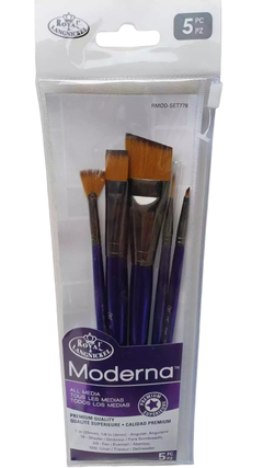 Pinceles Royal Langnickel Moderna x 5 en internet