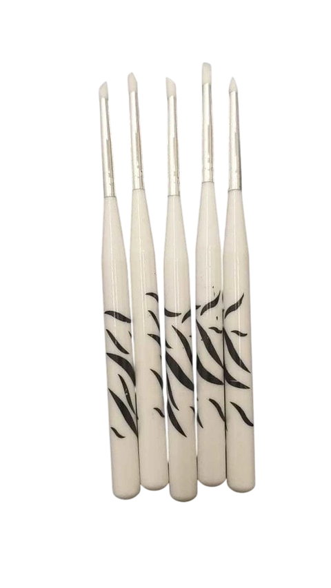 Set Pinceles de Silicona X 5 Cabo Corto - comprar online