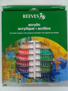 Set 12 acrilicos REEVES 10ml