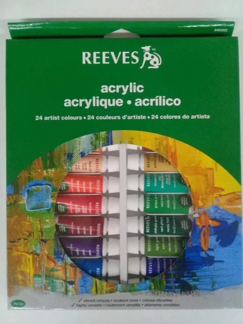 Set 12 acrilicos REEVES 10ml