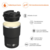 Vaso Termico Coffee Express 360ml Azul Pastel | Asobu - comprar online