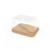 Mantequera de Vidrio con base de Bamboo | Pebbly en internet