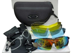 Oculos Airsoft Oakley 5 Lentes Polarizadas