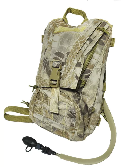 Mochila de Hidratação com Refil de 3L Ambidestra. Mandrake Desert.