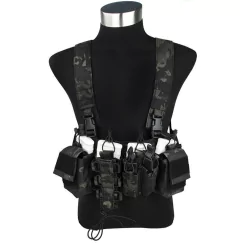Suspensório Tático Tipo Canguru Multicam Black