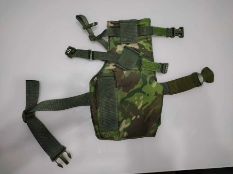 Coldre de Perna para MP9 / MP7 / MP5 / Mini Uzi Multicam Tropical