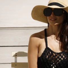 SOMBRERO PANAMA CROCHET STELLA - tienda online