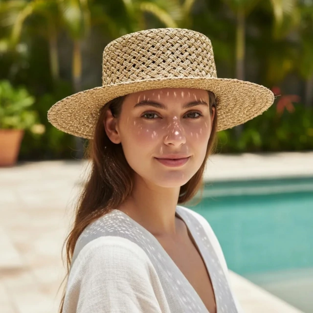 Sombrero Hacienda Dalila de yute natural de Compania de Sombreros — imagen 11