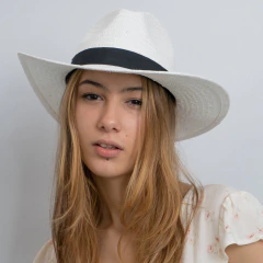 SOMBRERO FEDORA BRANDON RAFIA - tienda online