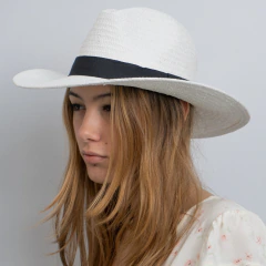 Imagen de SOMBRERO FEDORA BRANDON RAFIA