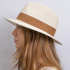 SOMBRERO PANAMA RAFIA MARTINS - tienda online