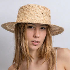 PREVENTA CANOTIER TOBI RAFIA NATURAL - comprar online