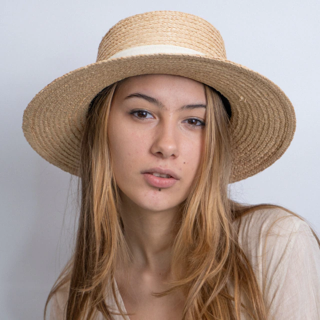 SOMBRERO PAMPA ANDES RAFIA NATURAL