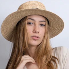 SOMBRERO PAMPA ANDES RAFIA NATURAL - online store