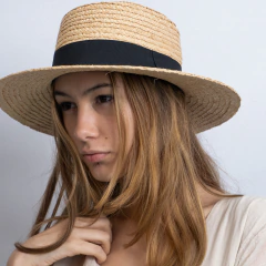 SOMBRERO PAMPA ANDES RAFIA NATURAL - Compania de Sombreros