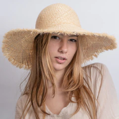 CAPELINA KATTY RAFIA NATURAL - comprar online