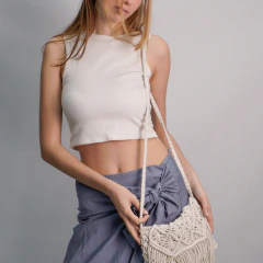 CARTERA MACRAME VALENTINA en internet