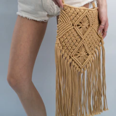 Image of BANDOLERA MACRAMÉ FLECOS
