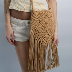 BANDOLERA MACRAMÉ FLECOS - online store